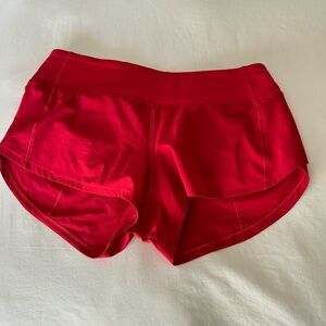 Lululemon mid-rise speed shorts